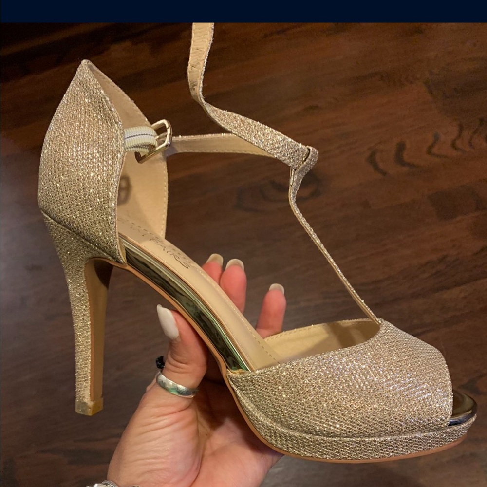 Gold heels